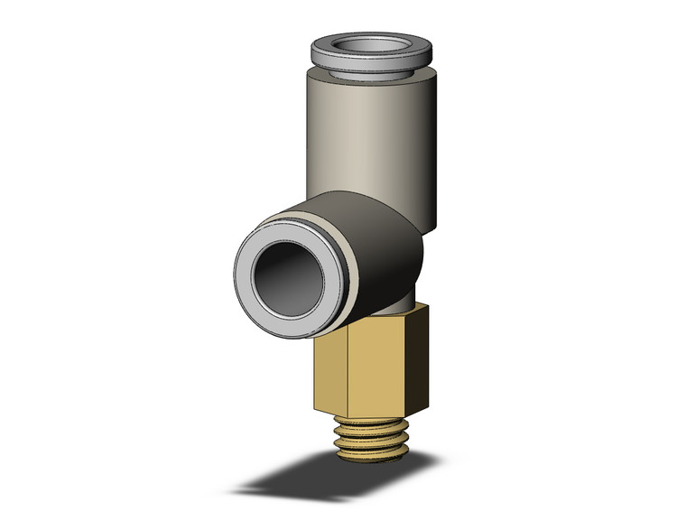 SMC KQ2Y06-M6A Fitting, Male Run Tee Pack of 10