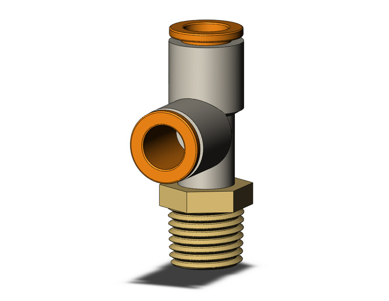 SMC KQ2Y09-35AS Fitting, Male Run Tee