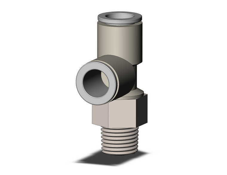 SMC KQ2Y10-02N Fitting, Male Run Tee Pack of 5