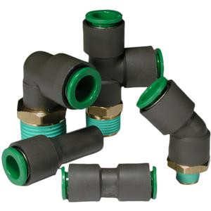 SMC KRL08-G01 One-Touch Fitting, Flame Resistant