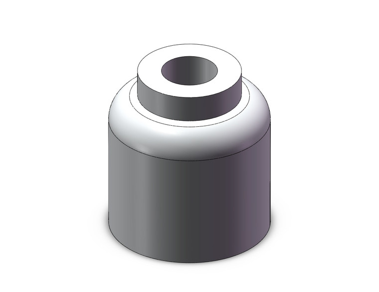 SMC LQ1-2CP07 Fitting, Tubing Cap, Fluoropolymer