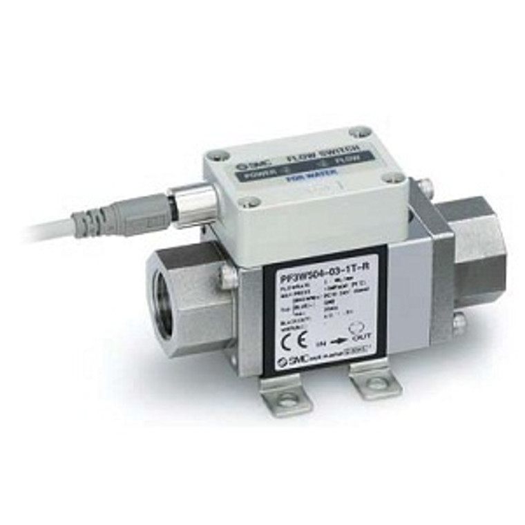 SMC PF3W520-N03-1TN PF3W Series 3-color display Digital Flow Switch For Water Remote sensor unit