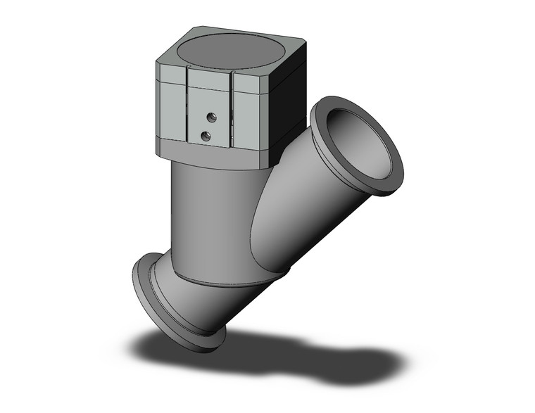 SMC XYD-80K-M9PA S.S. High Vacuum In-Line Valve