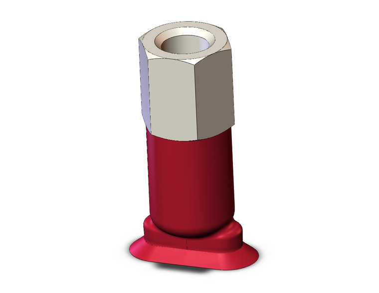 SMC ZPT4010US-B4 Vacuum Pad, Without Buffer