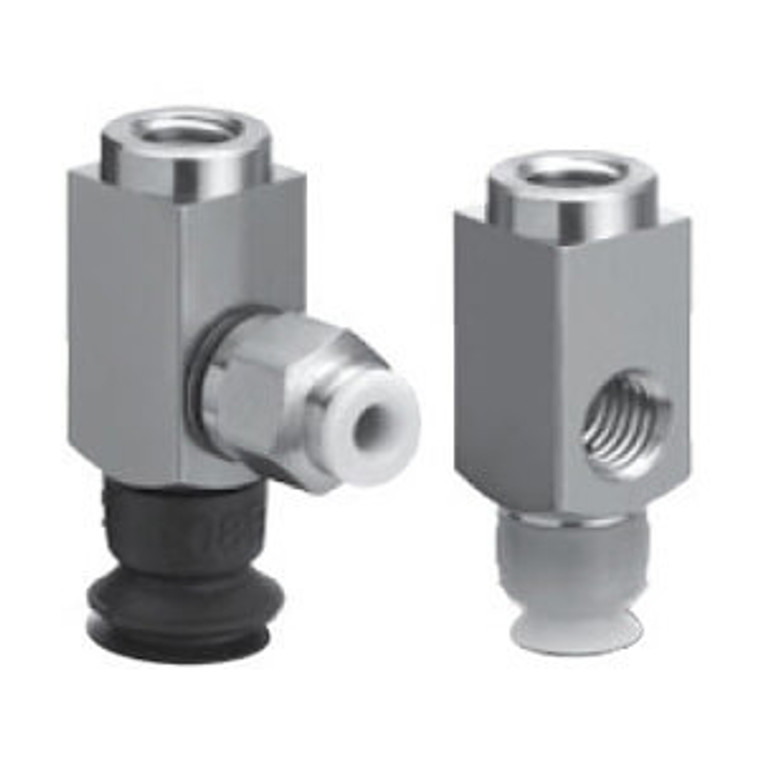 SMC ZP3-Y02UGS-B3-B3 Lateral Vacuum Inlet, W/Adapter