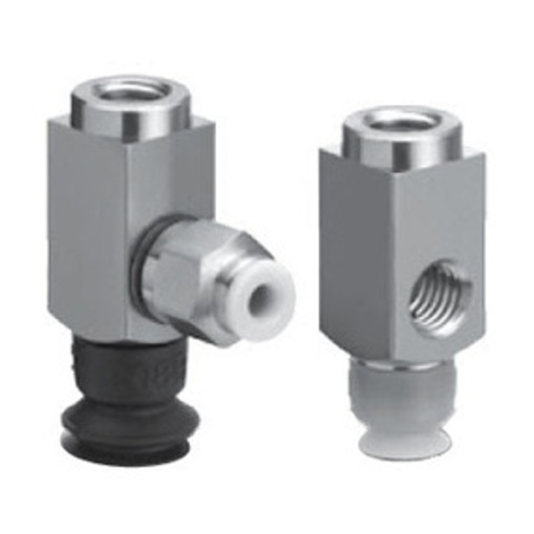 SMC ZP3-Y10BU-B5-B5 Lateral Vacuum Inlet, W/Adapter