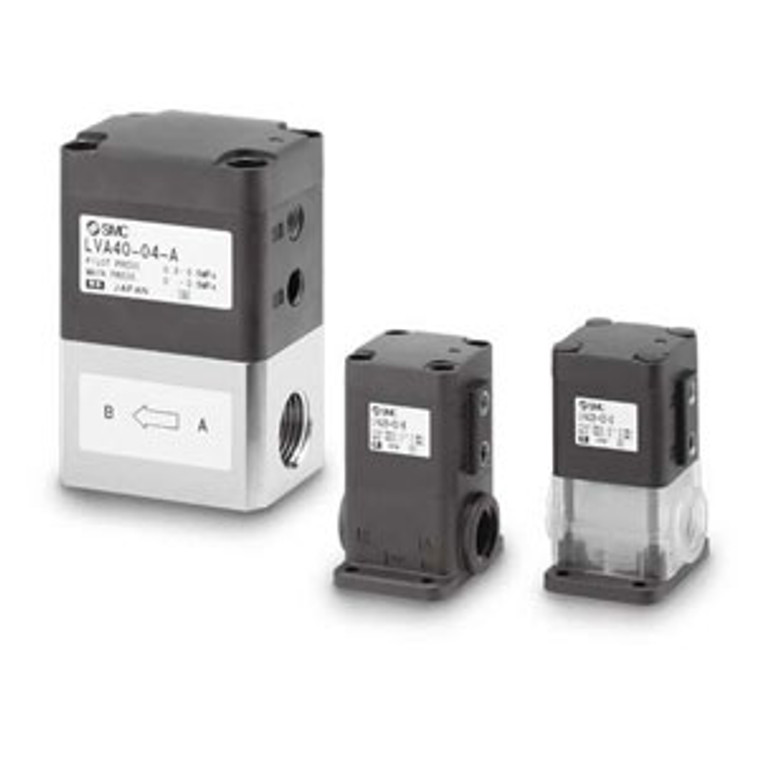 SMC LVA42-04-C LVA Series High Purity Chemical Liquid Valve Air Operated Type Threaded Type Valves (Single Type)