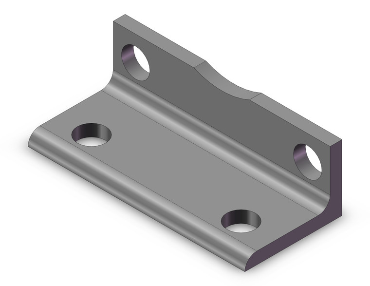 SMC CS1-L12 Foot Brkt. Cs1 Cyl. Pack of 2