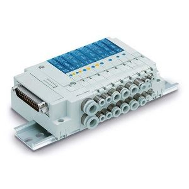 SMC SS5J3-60FD1-04U SJ1000/2000/3000 Series Plug-in Connector Type D-sub Connector/Flat Ribbon Cable Type Manifold