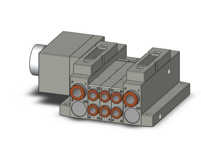 SMC SS5V1-W10CD-03BS-C6 4/5 Port Solenoid Valve