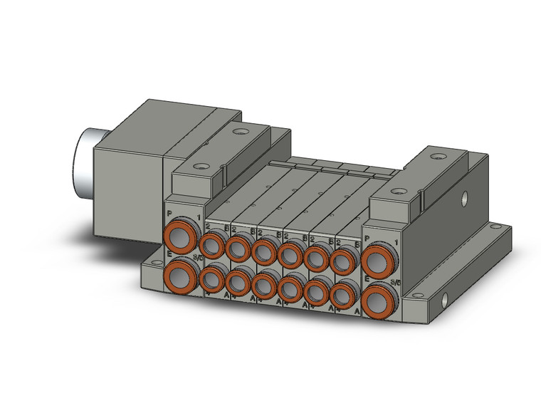 SMC SS5V1-W10CD-06B-N7 4/5 Port Solenoid Valve