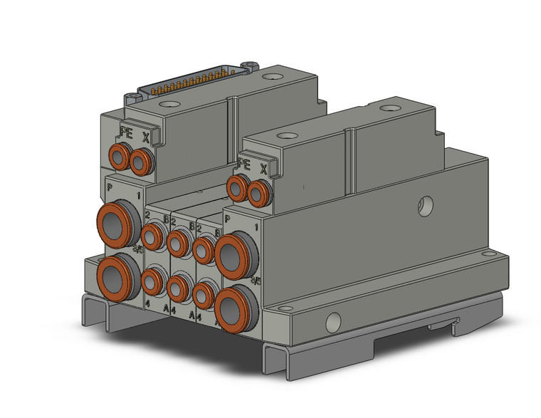 SMC SS5V1-10FD1-03BR-C4-D0 4/5 Port Solenoid Valve
