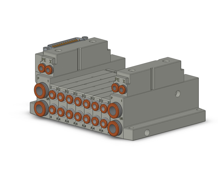 SMC SS5V1-10FD1-07BR-C4 4/5 Port Solenoid Valve