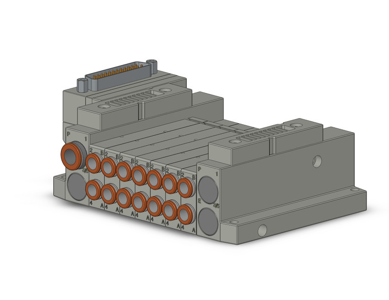 SMC SS5V1-10FD1-07DS-C6 4/5 Port Solenoid Valve