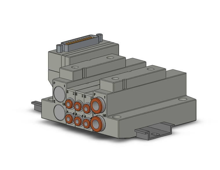 SMC SS5V1-16FD1-03U-C4 4/5 Port Solenoid Valve