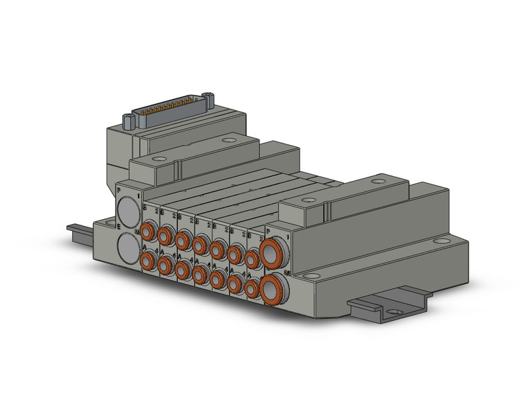 SMC SS5V1-16FD1-07U-C4 4/5 Port Solenoid Valve