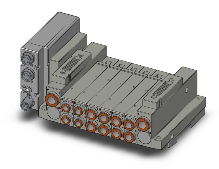 SMC SS5V2-W10S1EAND-06BS-N7-D0 4/5 Port Solenoid Valve