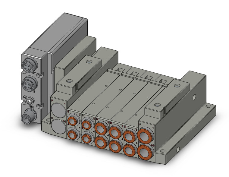 SMC SS5V2-W10S1EBND-05U-C6 4/5 Port Solenoid Valve