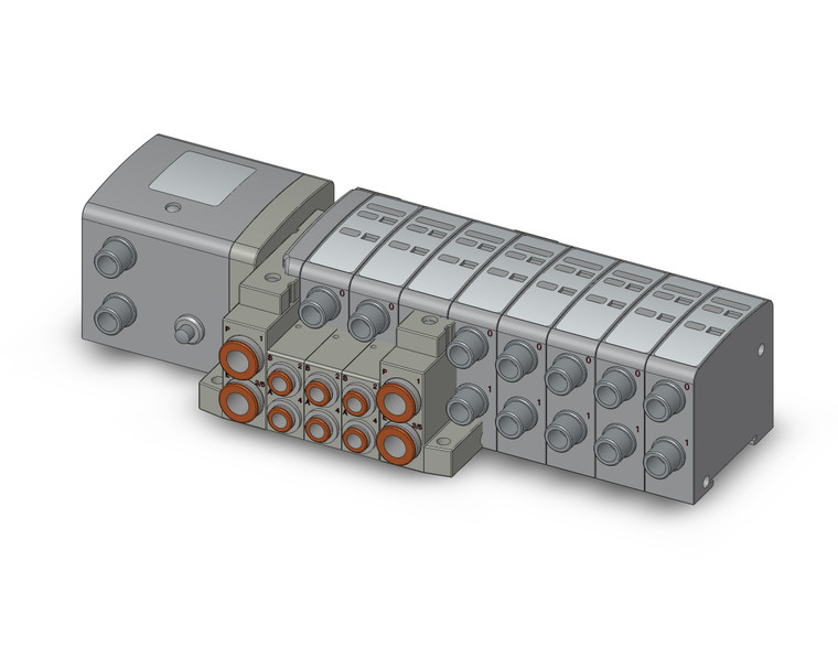SMC SS5V2-W10S1ZEND-03B-N7 4/5 Port Solenoid Valve