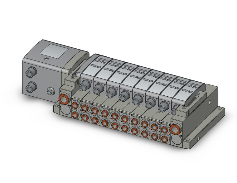 SMC SS5V2-W10S1ZEND-10BS-C6 4/5 Port Solenoid Valve