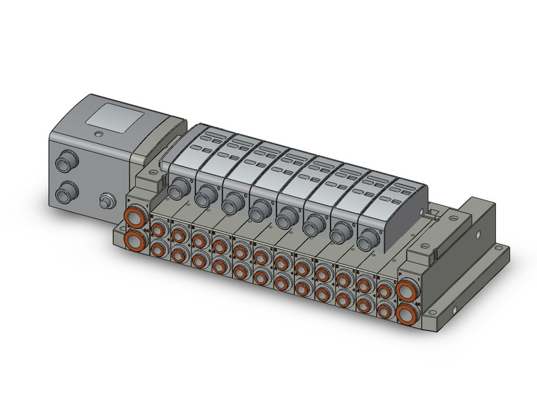 SMC SS5V2-W10S1ZEND-12B-C6 4/5 Port Solenoid Valve