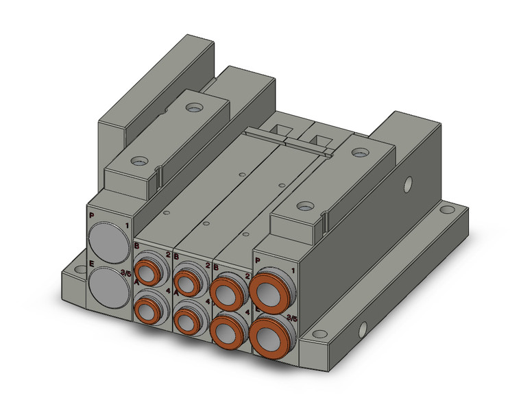 SMC SS5V2-W10S10D-03U-N7 4/5 Port Solenoid Valve