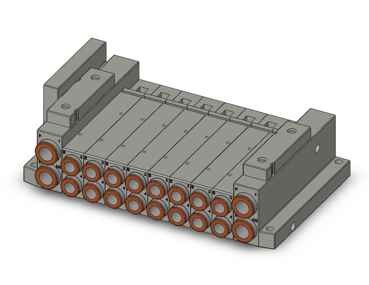 SMC SS5V2-W10S10D-08B-C8 4/5 Port Solenoid Valve