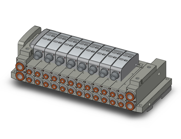 SMC SS5V2-W10S10D-12B-C4-D0 4/5 Port Solenoid Valve
