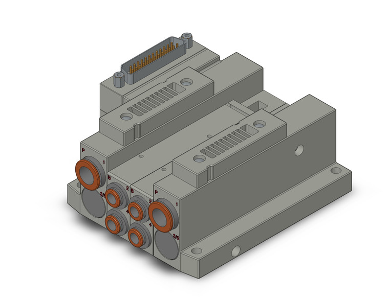 SMC SS5V2-10FD1-02BS-C6 4/5 Port Solenoid Valve
