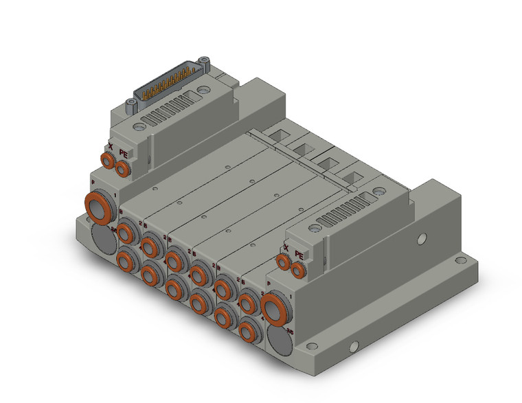 SMC SS5V2-10FD1-06BRS-C6 4/5 Port Solenoid Valve