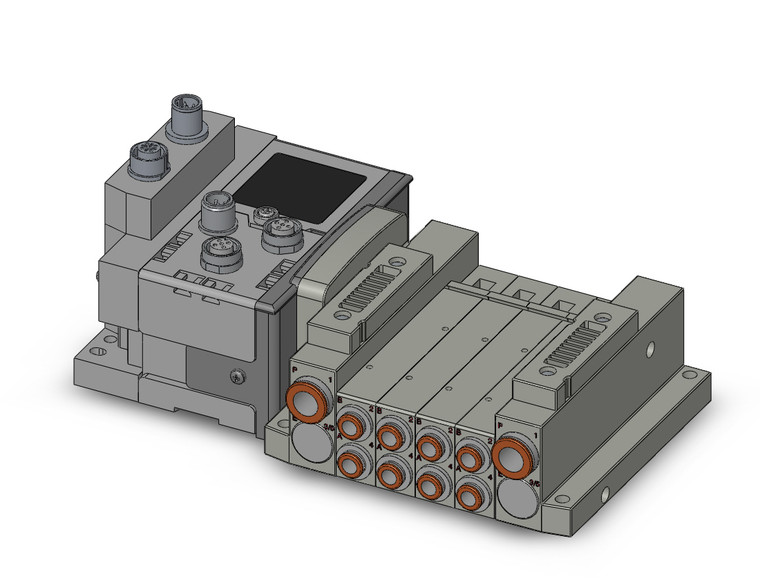 SMC SS5V2-10S6Q2D-04BS-C6 Mfld, Plug-In