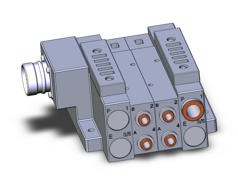 SMC SS5V3-W10CD-02US-C6 4/5 Port Solenoid Valve
