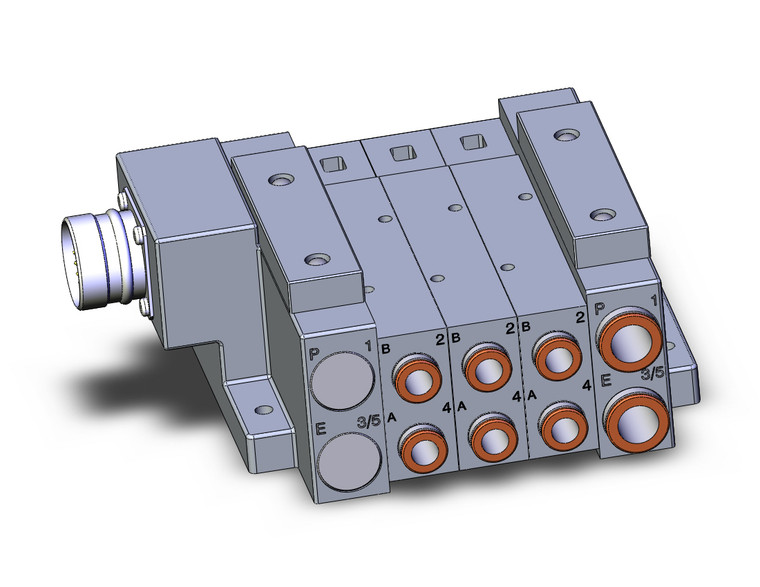 SMC SS5V3-W10CD-03U-C8 4/5 Port Solenoid Valve