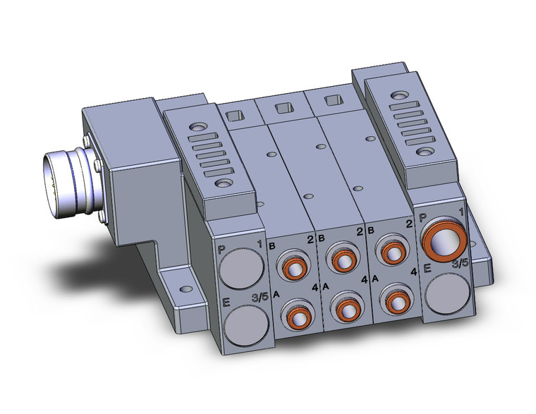 SMC SS5V3-W10CD-03US-C6 4/5 Port Solenoid Valve