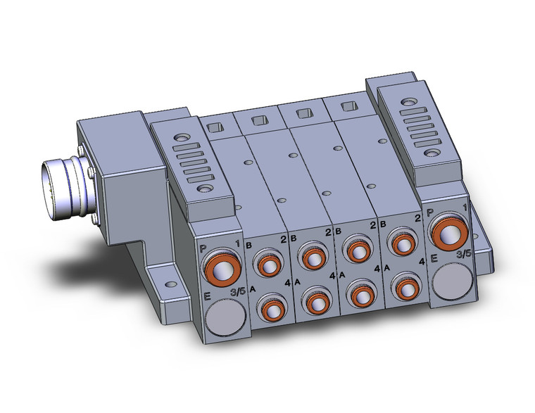 SMC SS5V3-W10CD-04BS-N7 4/5 Port Solenoid Valve