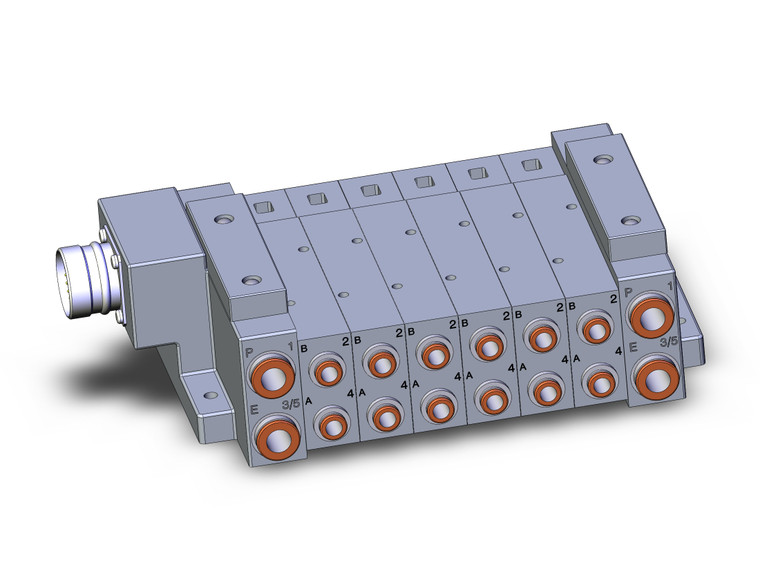 SMC SS5V3-W10CD-06B-N7 4/5 Port Solenoid Valve