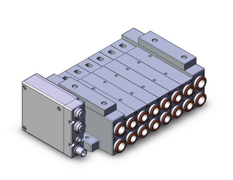 SMC SS5V3-W10S1DAND-06B-C10 4/5 Port Solenoid Valve