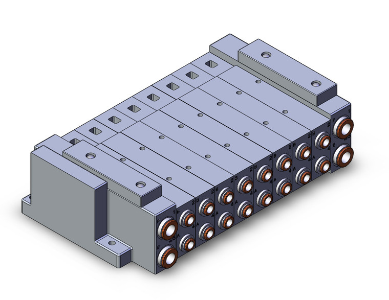 SMC SS5V3-W10S10D-08B-N7 4/5 Port Solenoid Valve