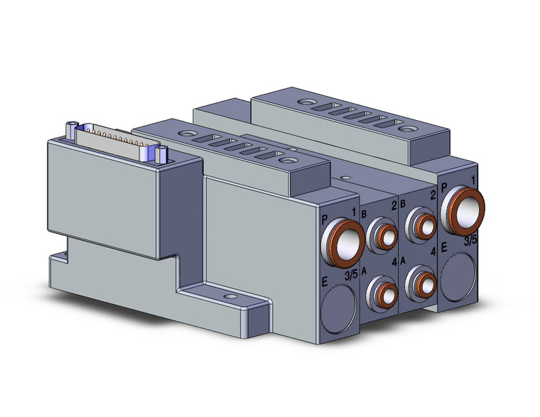 SMC SS5V3-10FD1-02BS-C6 4/5 Port Solenoid Valve
