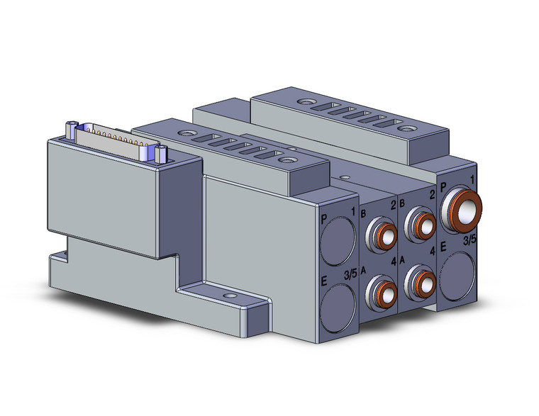 SMC SS5V3-10FD1-02US-N7 4/5 Port Solenoid Valve