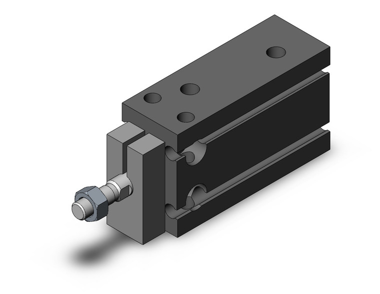 SMC CUK16-25D compact cylinder cyl, free mount, non-rotating
