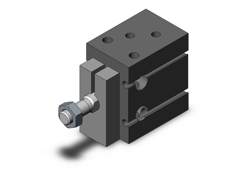 SMC CUK25-5D Cyl, Free Mount, Non-Rotating