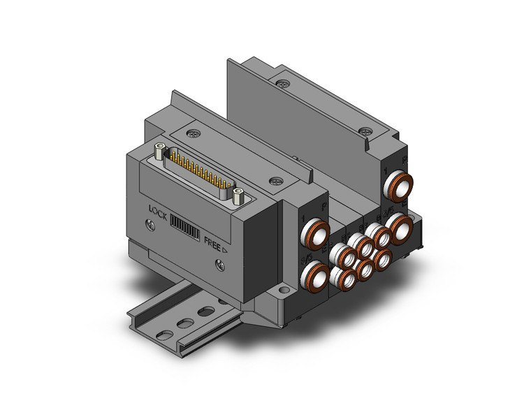 SMC SS5Y3-10F1-03B-N7D0 Ss5Y3 3 Sta Manifold Base