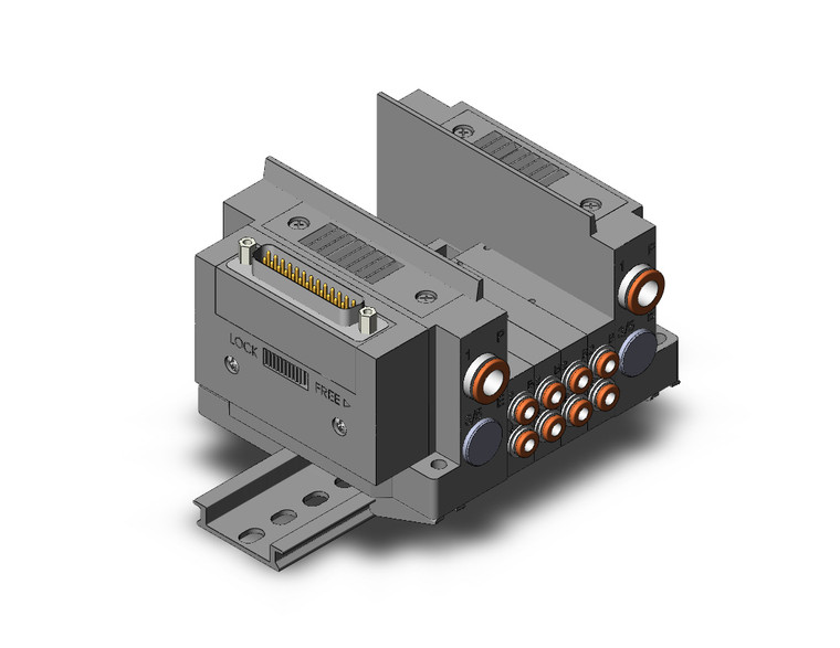 SMC SS5Y3-10F1-04BS-N3D Ss5Y3 4 Sta Manifold Base