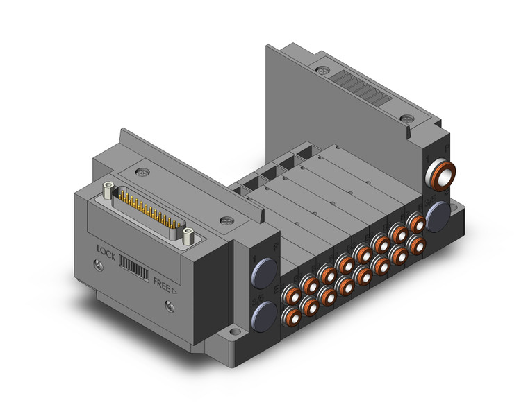 SMC SS5Y3-10F1-08US-N3 Ss5Y3 8 Sta Manifold Base