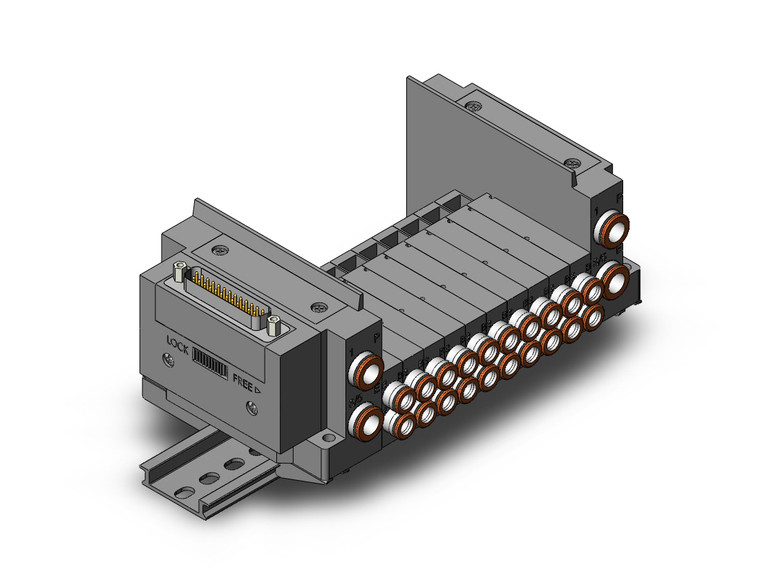 SMC SS5Y3-10F1-10B-N7D Ss5Y3 10 Sta Manifold Base