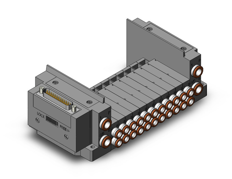 SMC SS5Y3-10F1-11B-N7 Ss5Y3 11 Sta Manifold Base