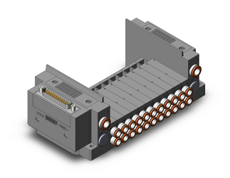 SMC SS5Y3-10F1-11BS-N7 Ss5Y3 11 Sta Manifold Base