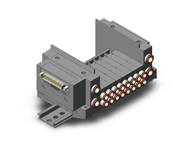 SMC SS5Y3-10F2-08B-N7D Ss5Y3 8 Sta Manifold Base