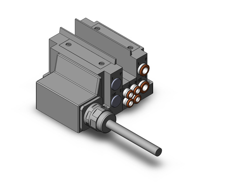 SMC SS5Y3-10L32-02U-N7 Ss5Y3 2 Sta Manifold Base